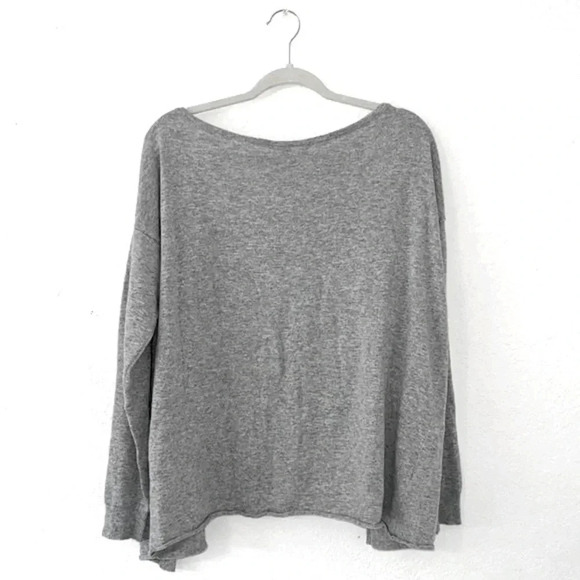 Cashmere silk blend cardigan sweater back buttons made in Italy neutral sweater - Picture 3 of 13